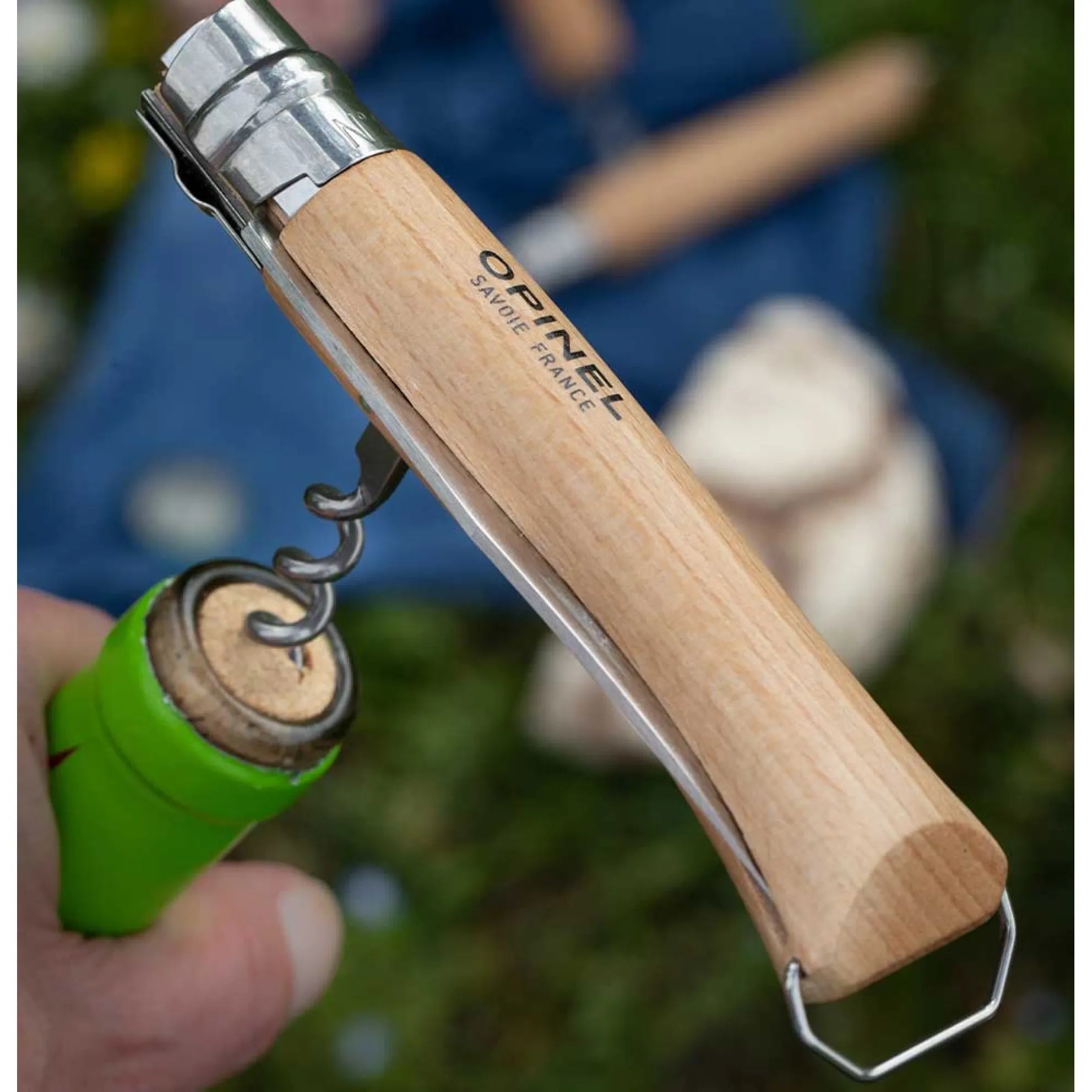 Opinel - N°10 Tire-Bouchon Décapsuleur - Opinel - Couteau de poche - - La Guilde Culinaire