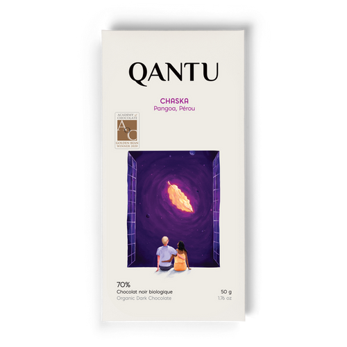 Chocolat Noir - Chaska, JUNIN 70% - QANTU - QANTU - Tablette de chocolat - - La Guilde Culinaire