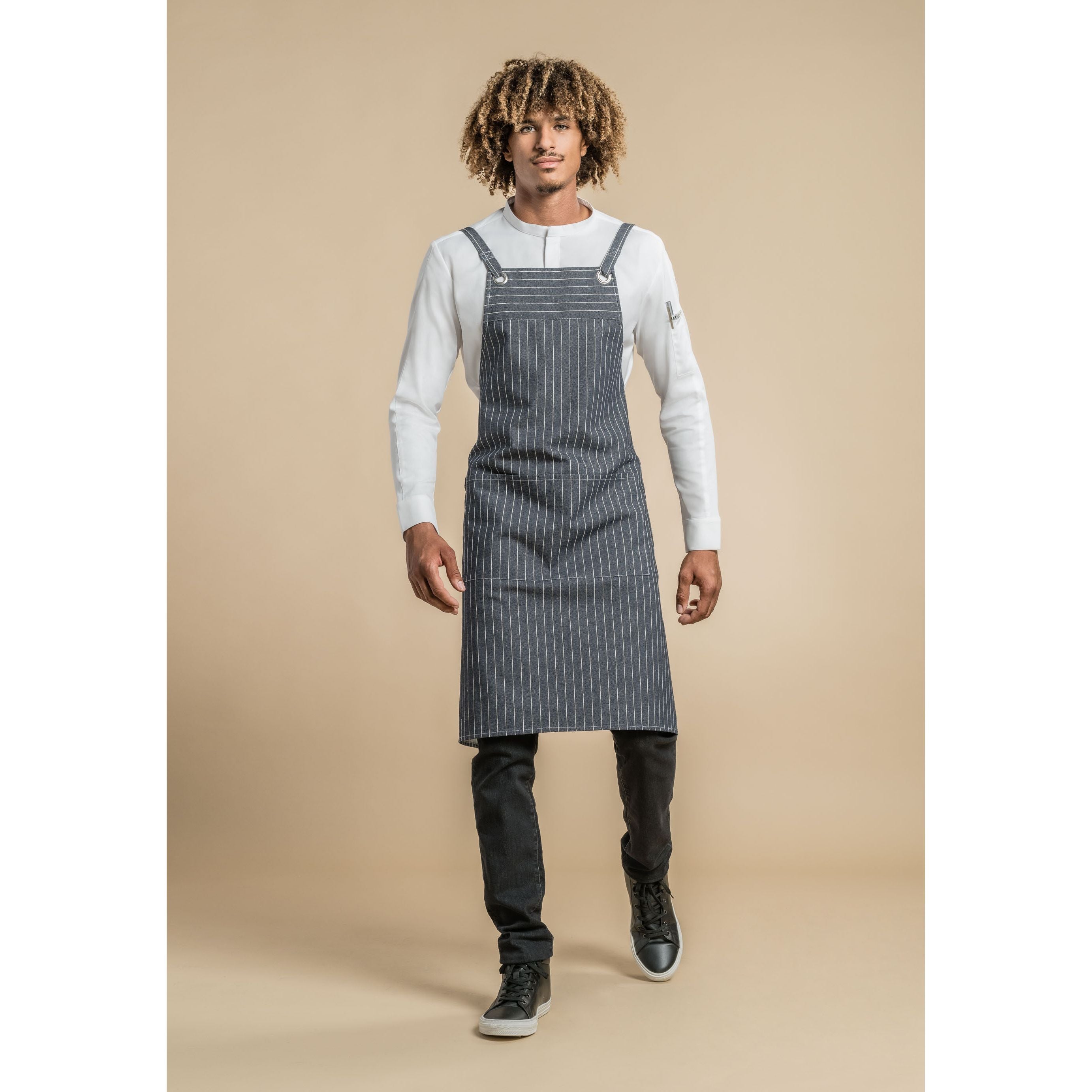Tablier de cuisine GINGER Denim * Denim T2 - Clement Design - Tablier cuisine - GINGER T2 - La Guilde Culinaire