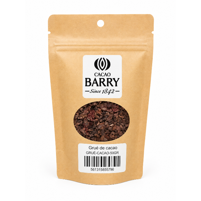 Grué de cacao 50g - Cacao Barry - Grué de cacao - GRUÉ-CACAO-50GR - La Guilde Culinaire