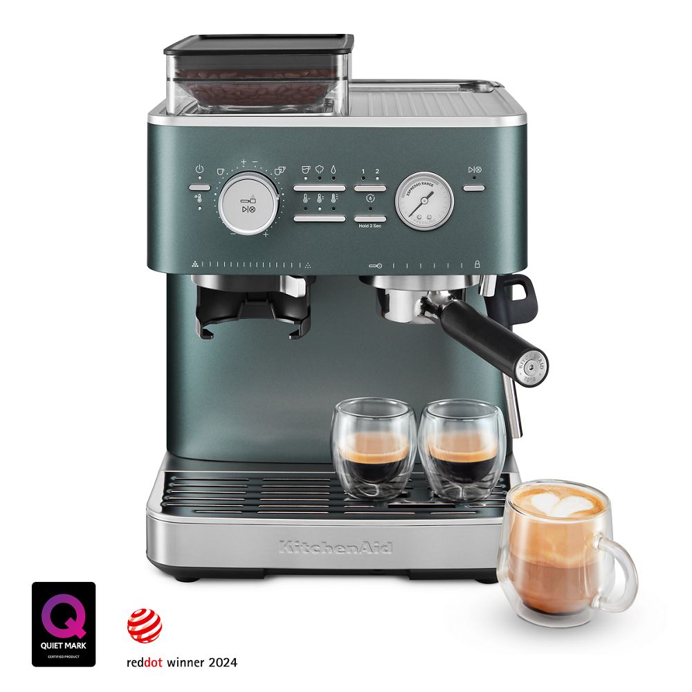 Machine à espresso semi-automatique avec moulin à meule    - Kitchenaid - Machine à espresso -  - La Guilde Culinaire