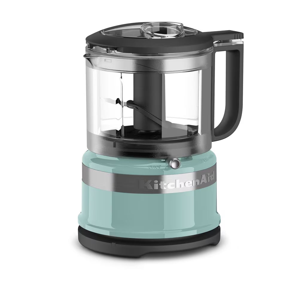 Mini hachoir de 3,5 tasses Ciel Aqua - Kitchenaid - Robot mélangeur - KFC3516AQ - La Guilde Culinaire