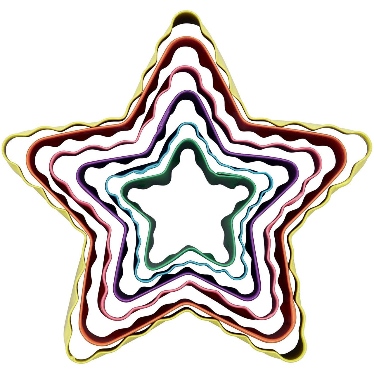 Ensemble de découpoirs à fondant en forme d'étoile, 6 pièces - Wilton - Emporte-pièce - - La Guilde Culinaire