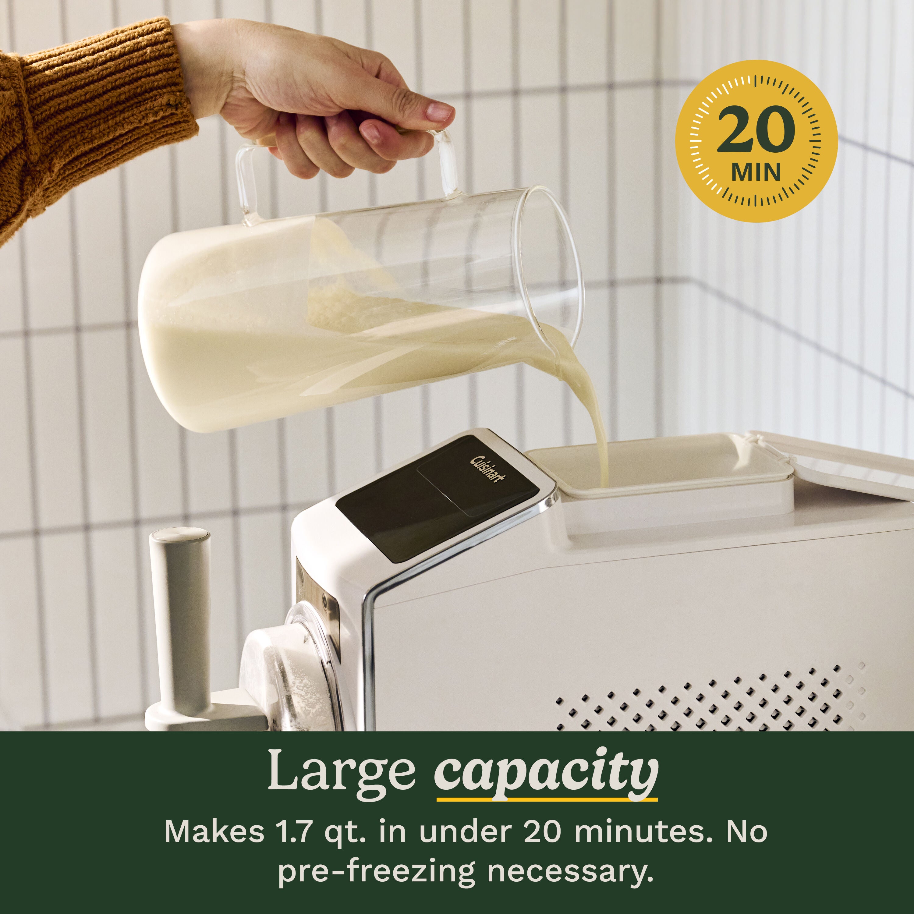 6-en-1 Sorbetière et Machine à Granités - Cuisinart - Sorbetière et turbine à glace - - La Guilde Culinaire