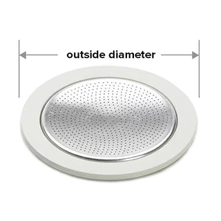 Filtre + 3 joints de rechange pour cafetière Tradizioni - Vev Vigano - Accessoire café - - La Guilde Culinaire