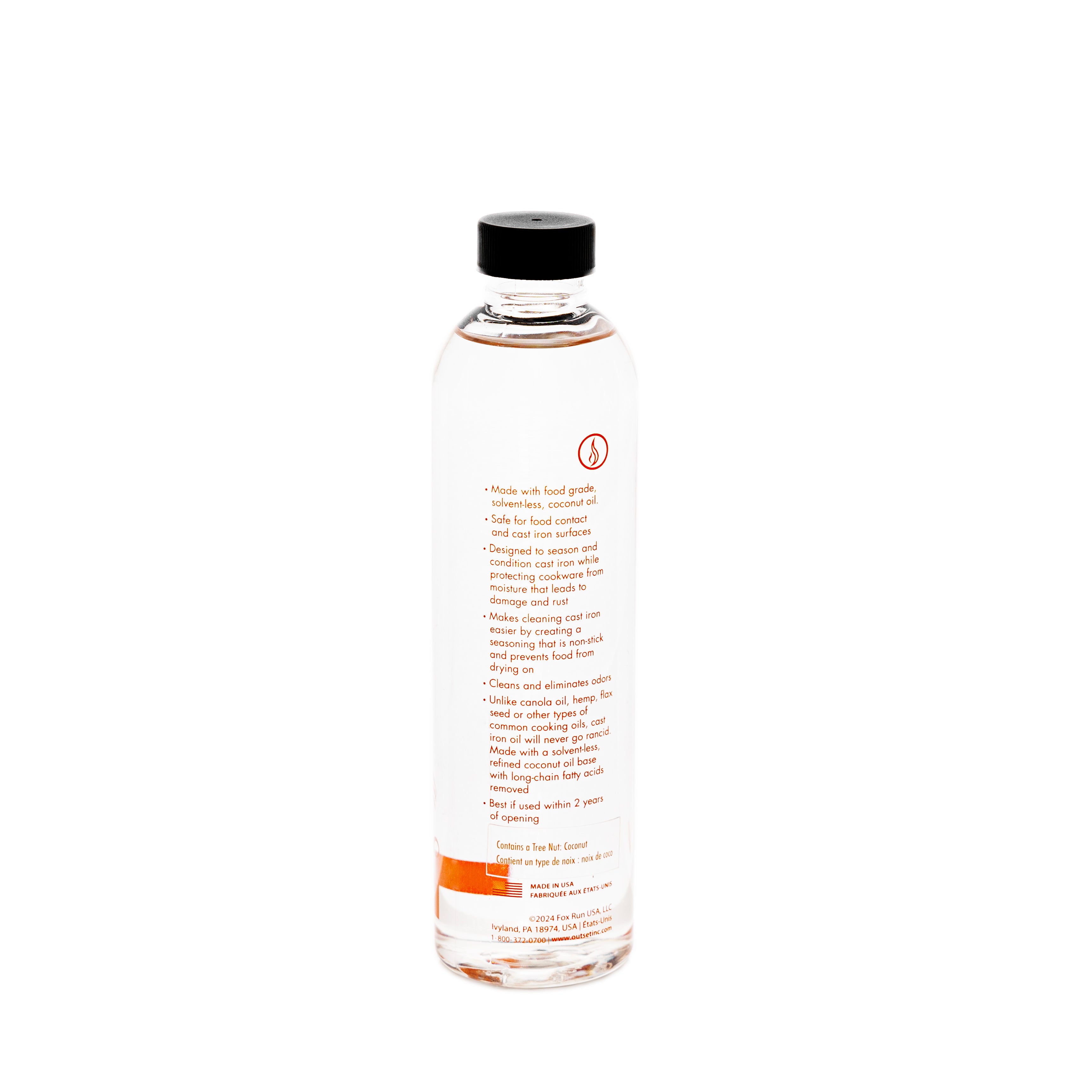 Huile pour fonte - Outset - Huile d'olive - - La Guilde Culinaire