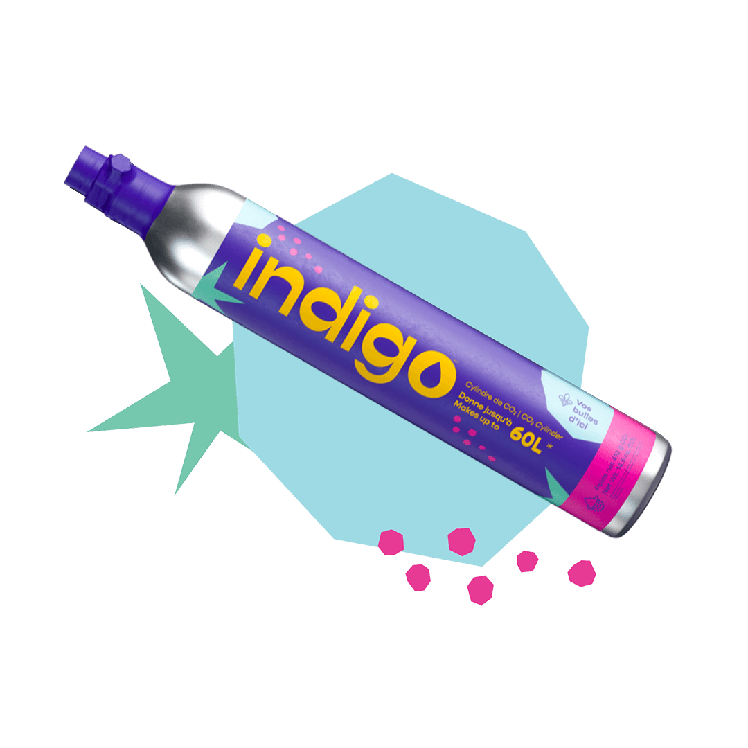 Cylindre de CO2 Indigo Soda    - Indigo Soda - Cartouche de CO2 -  - La Guilde Culinaire