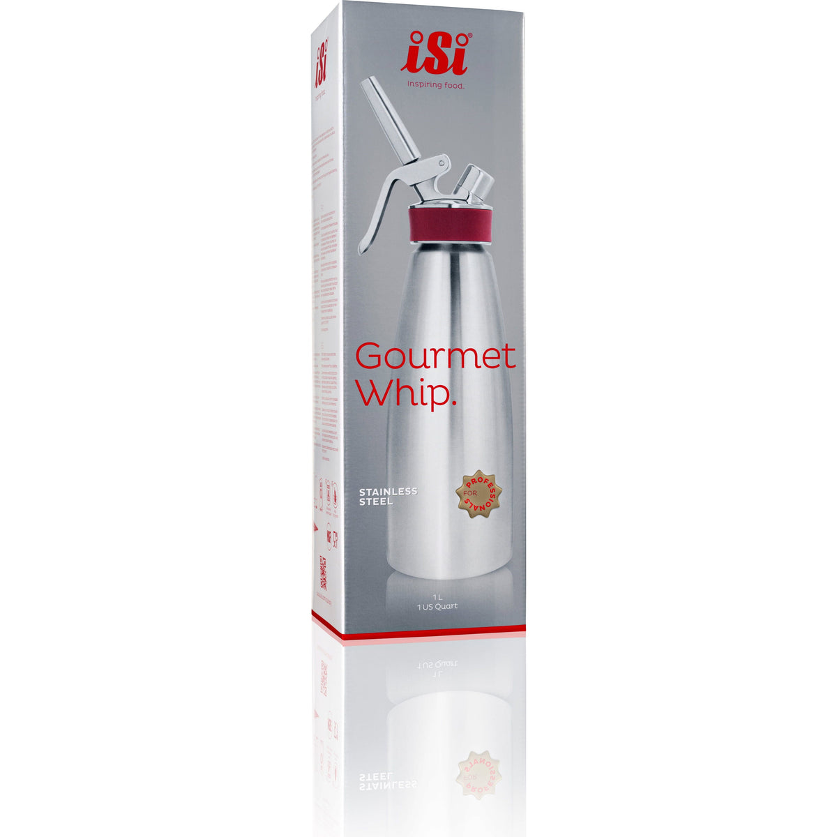 Siphon ISI Gourmet Whip 1L - ISI Siphon - Siphon - - La Guilde Culinaire