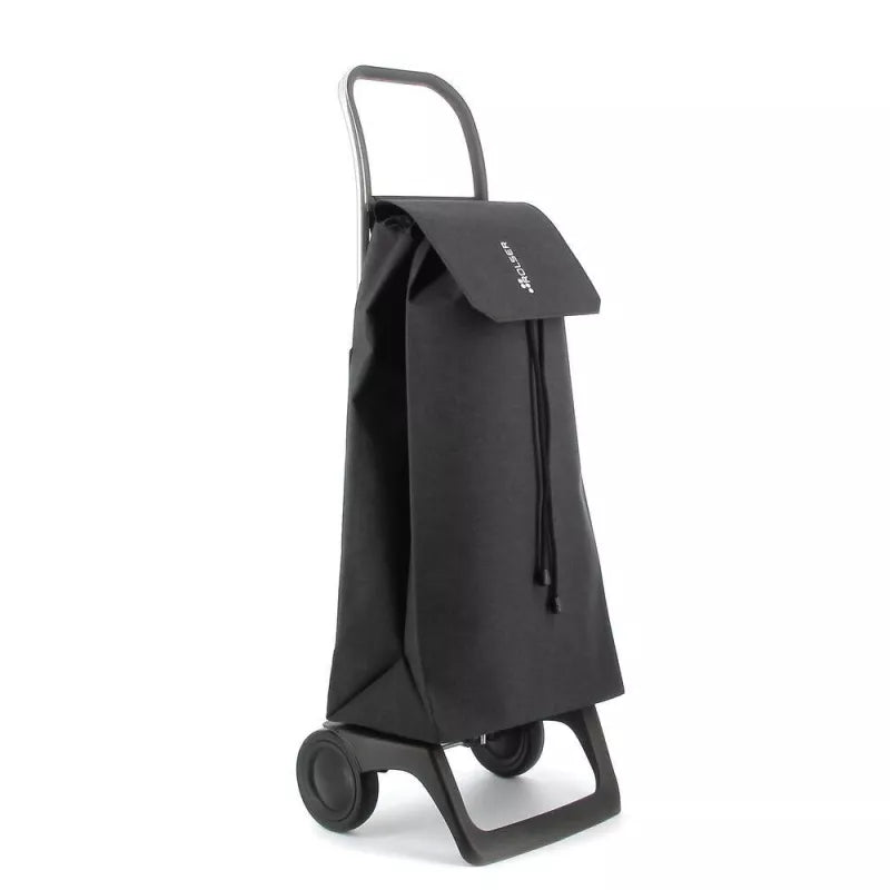 Chariot Jet Tweed Joy 2 Roues Noir - Rolser - Sac à épicerie - JET038BLK - La Guilde Culinaire