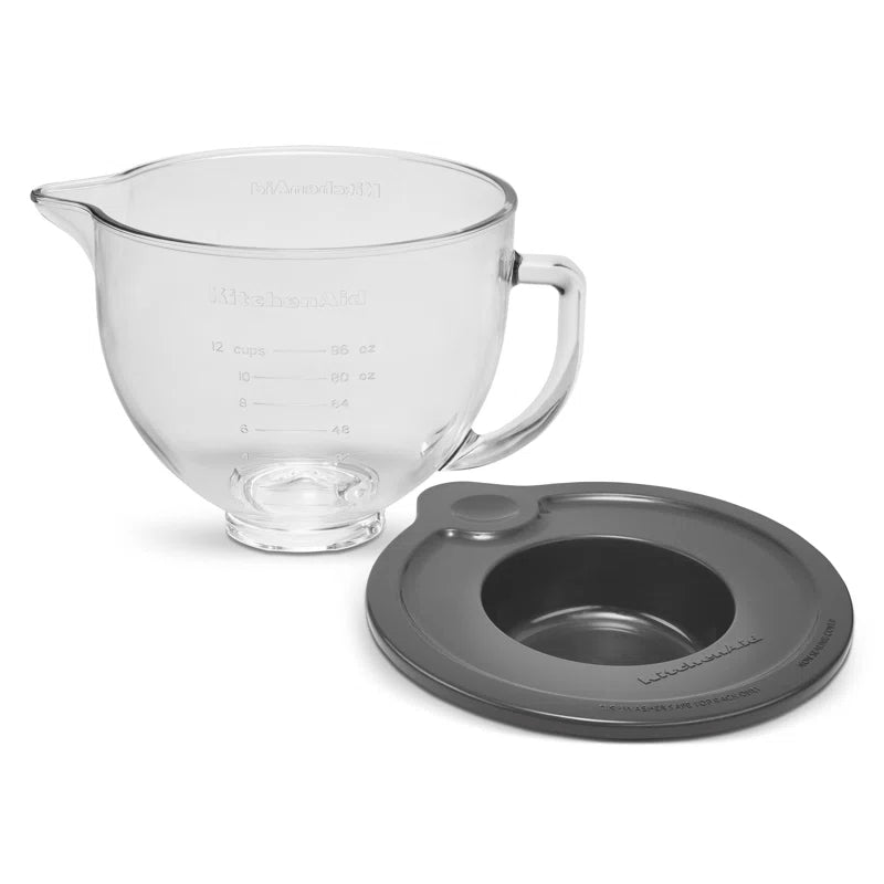 Bol en verre gradué 4.7L-5qt pour KitchenAid    - Kitchenaid - Bol batteur sur socle -  - La Guilde Culinaire