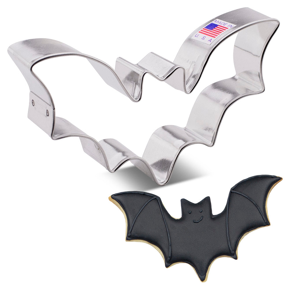 Emporte-pièce chauve-souris d'Halloween , 2.7" x 4.9"    - Ann Clark Cookie Cutters - Emporte-pièce -  - La Guilde Culinaire