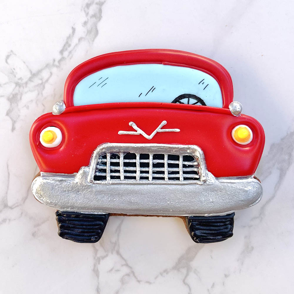 Emporte-pièce voiture de face, 2.8" x 3.75"    - Ann Clark Cookie Cutters - Emporte-pièce -  - La Guilde Culinaire