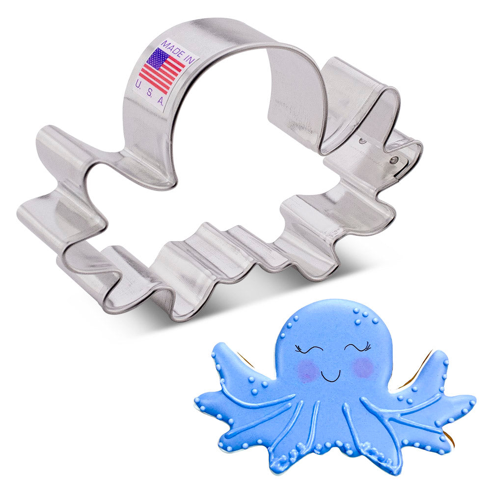 Emporte-pièce pieuvre, 4"    - Ann Clark Cookie Cutters - Emporte-pièce -  - La Guilde Culinaire