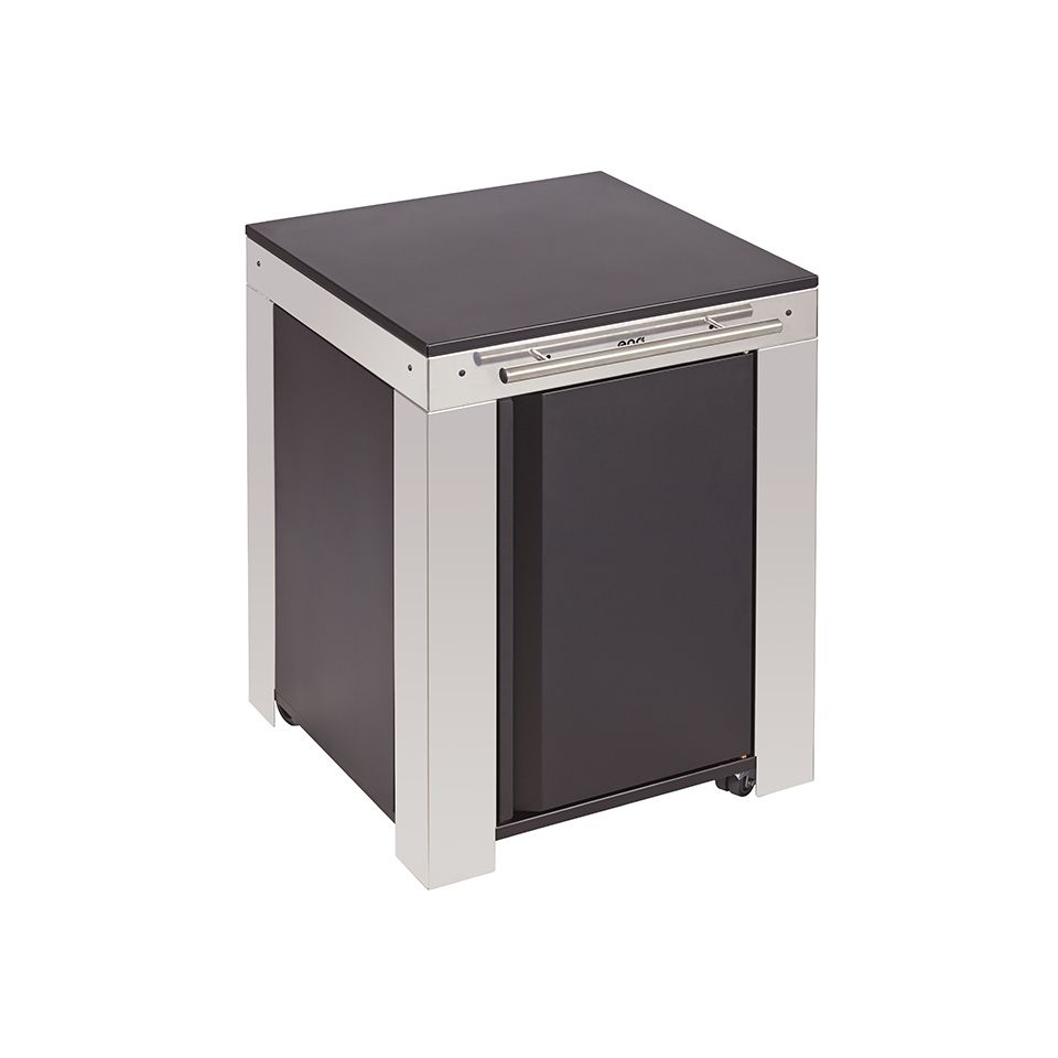 Module desserte FELIX ENO Stainless et noir - ENO - Meuble de cuisine extérieur - PMIP06185 - La Guilde Culinaire