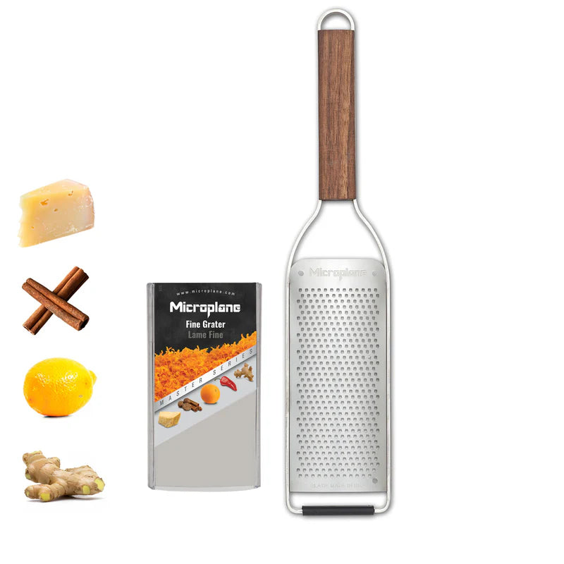 Râpe Fine - Master Serie manche en noyer - Microplane - Râpe et zesteur - - La Guilde Culinaire