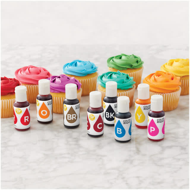 Kit de colorants alimentaires « Color Right » - Wilton - Colorant alimentaire - - La Guilde Culinaire