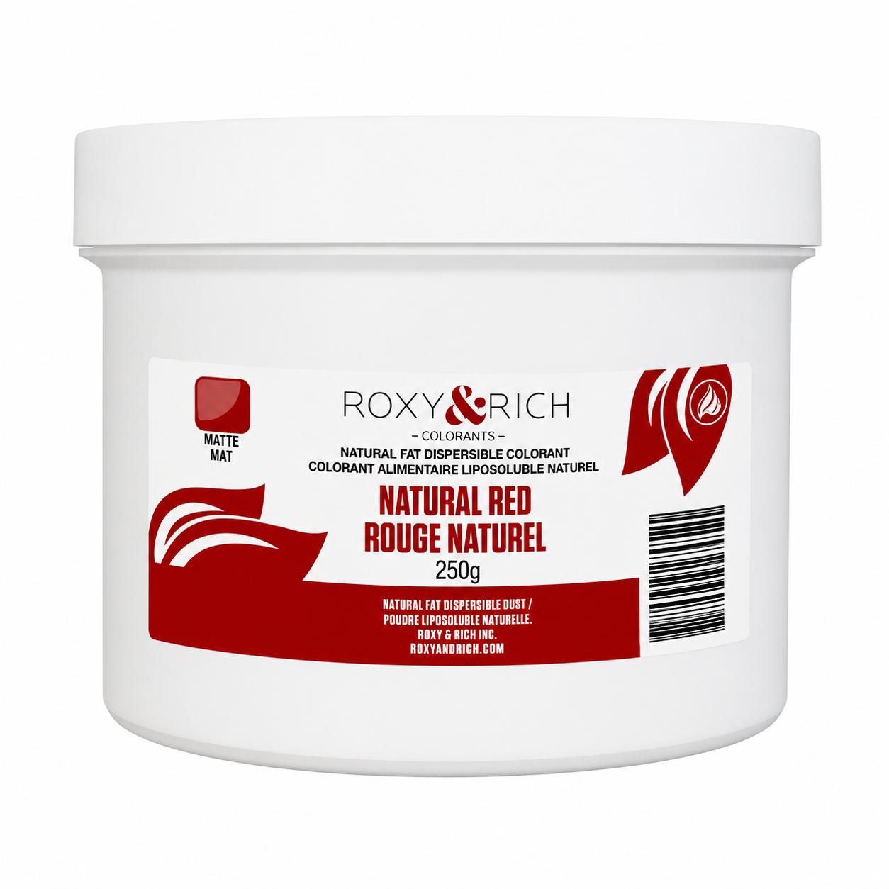 Colorant Alimentaire Liposoluble Naturel Rouge 250g - Roxy & Rich - Colorant alimentaire liposoluble naturel - PN250-012 - La Guilde Culinaire