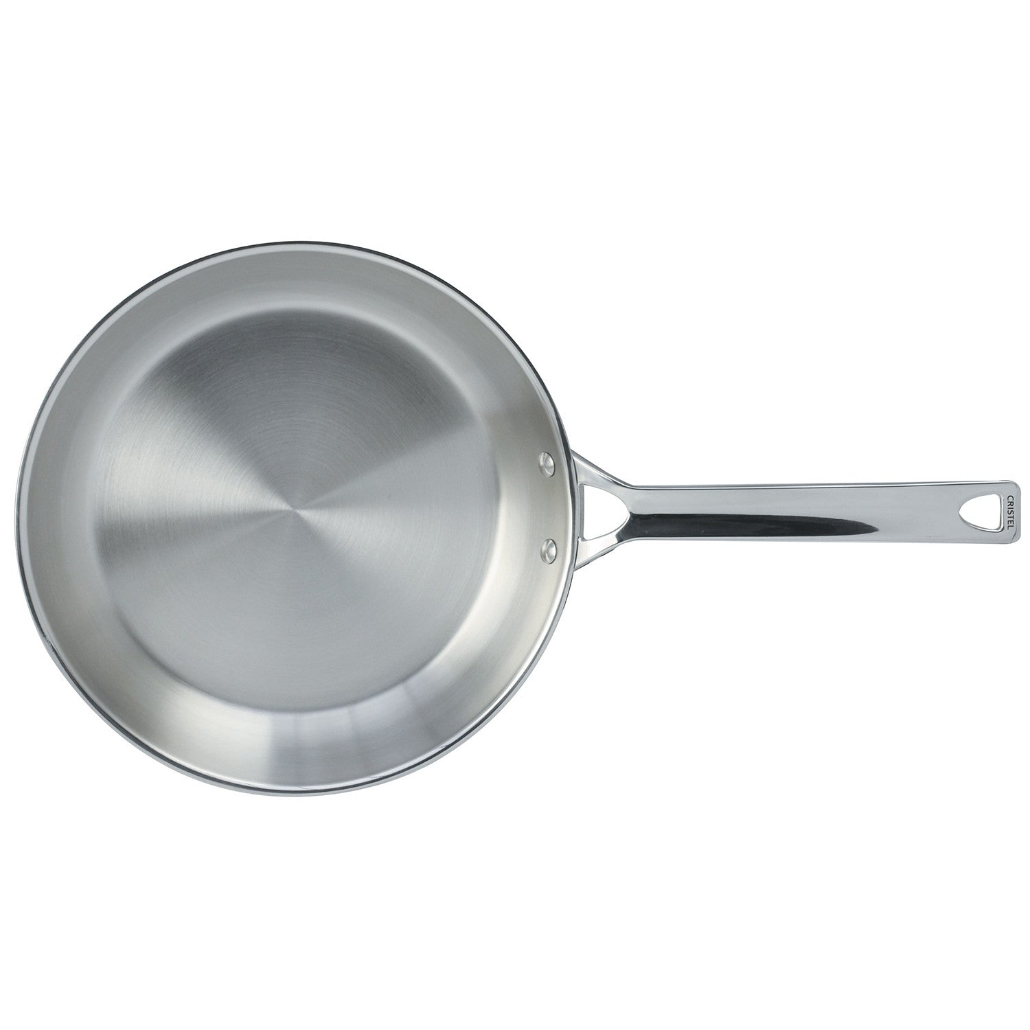 Poêle en Inox Brossé Cristel - Collection 1826    - Cristel - Poêle -  - La Guilde Culinaire