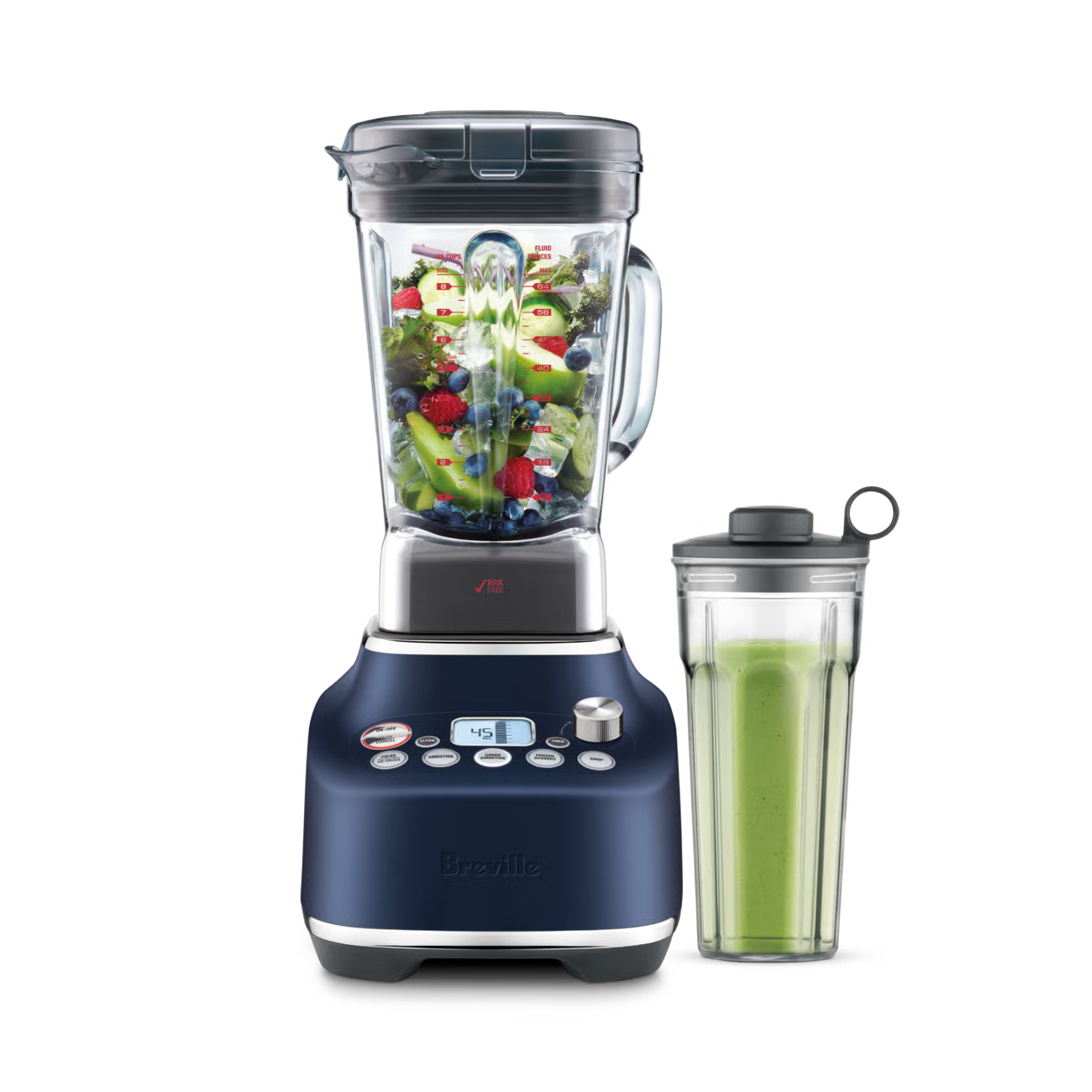 The Super Q Bleu Damas - Breville - Robot mélangeur - BBL920DBL1BCA1 - La Guilde Culinaire
