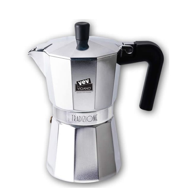 Cafetière expresso Moka Tradizioni 6 tasses - Vev Vigano - Cafetière italienne - KP600 - La Guilde Culinaire