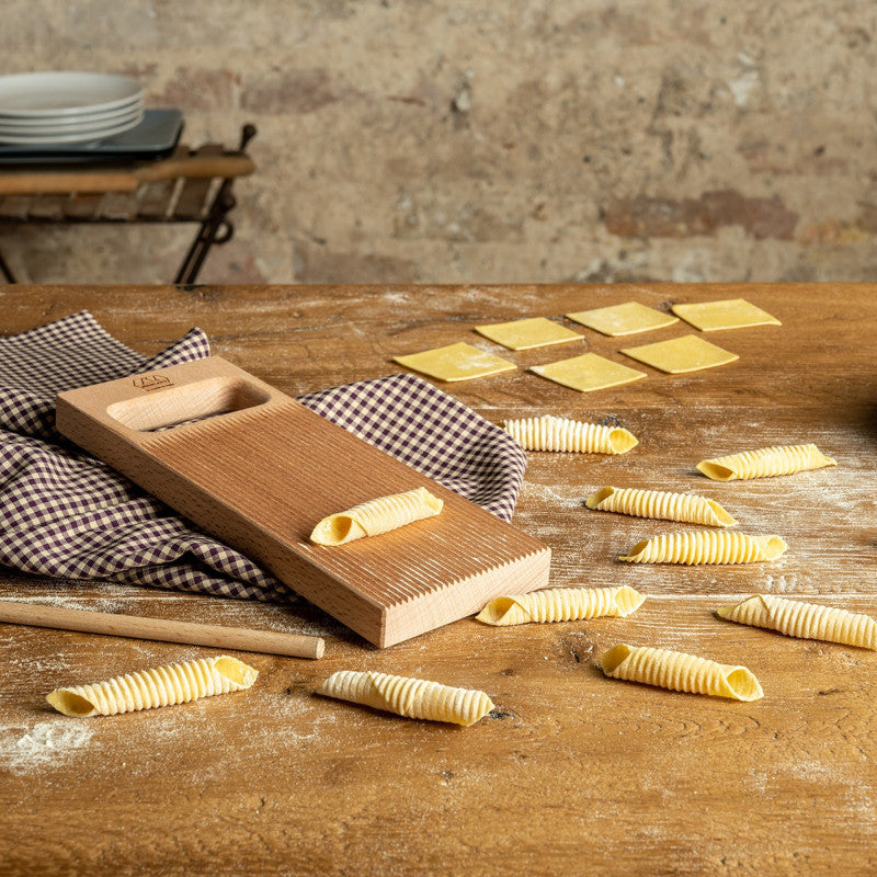 Planche à gnocchi Rigagnocchi avec tige pour garganelli - Marcato Design - Planche à Gnocchi - - La Guilde Culinaire