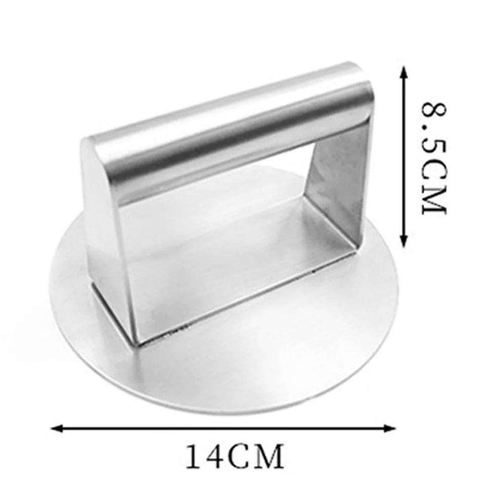 Presse burger en acier inoxydable    - Outset - Presse à griller -  - La Guilde Culinaire