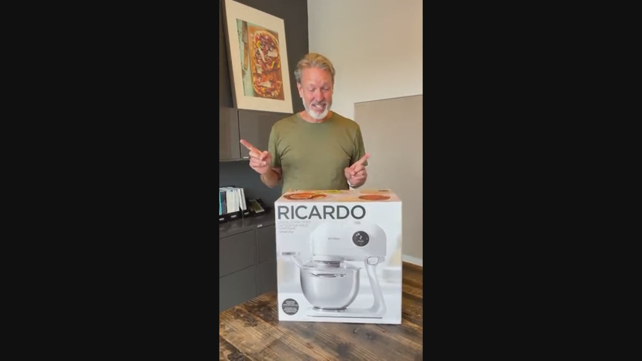 Batteur sur socle digital - Blanc RICARDO - Ricardo - Robot mélangeur - - La Guilde Culinaire