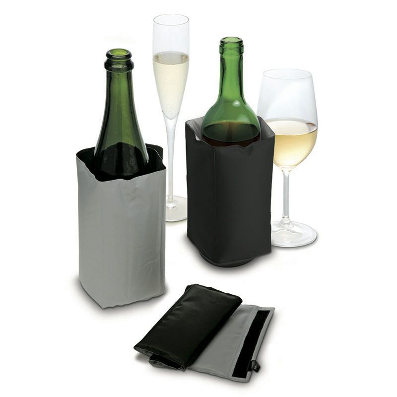 Refroidisseur à Vin et Champagne noir et gris    - Pulltex - Refroidisseur à vin -  - La Guilde Culinaire