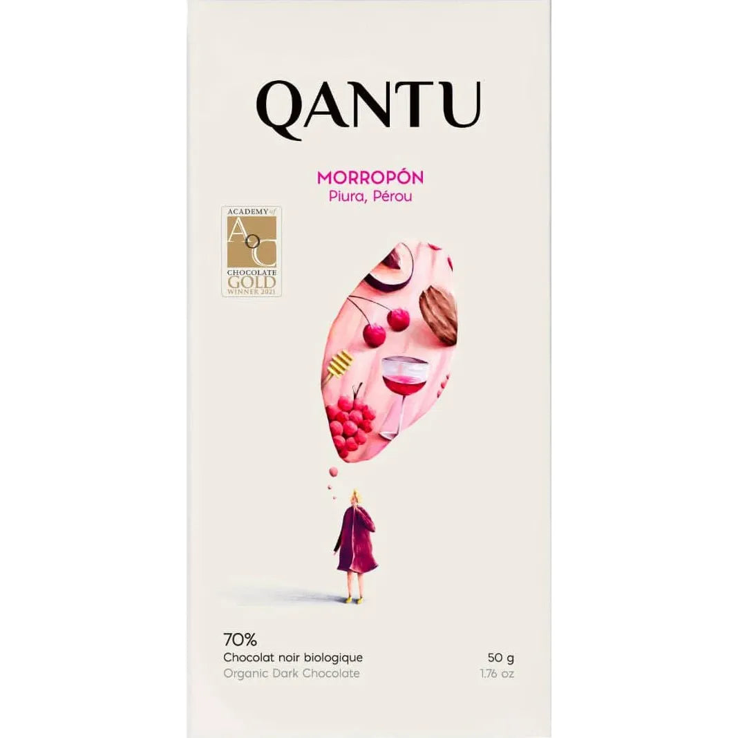 Chocolat Noir - MORROPON 70% - QANTU - QANTU - Tablette de chocolat - - La Guilde Culinaire