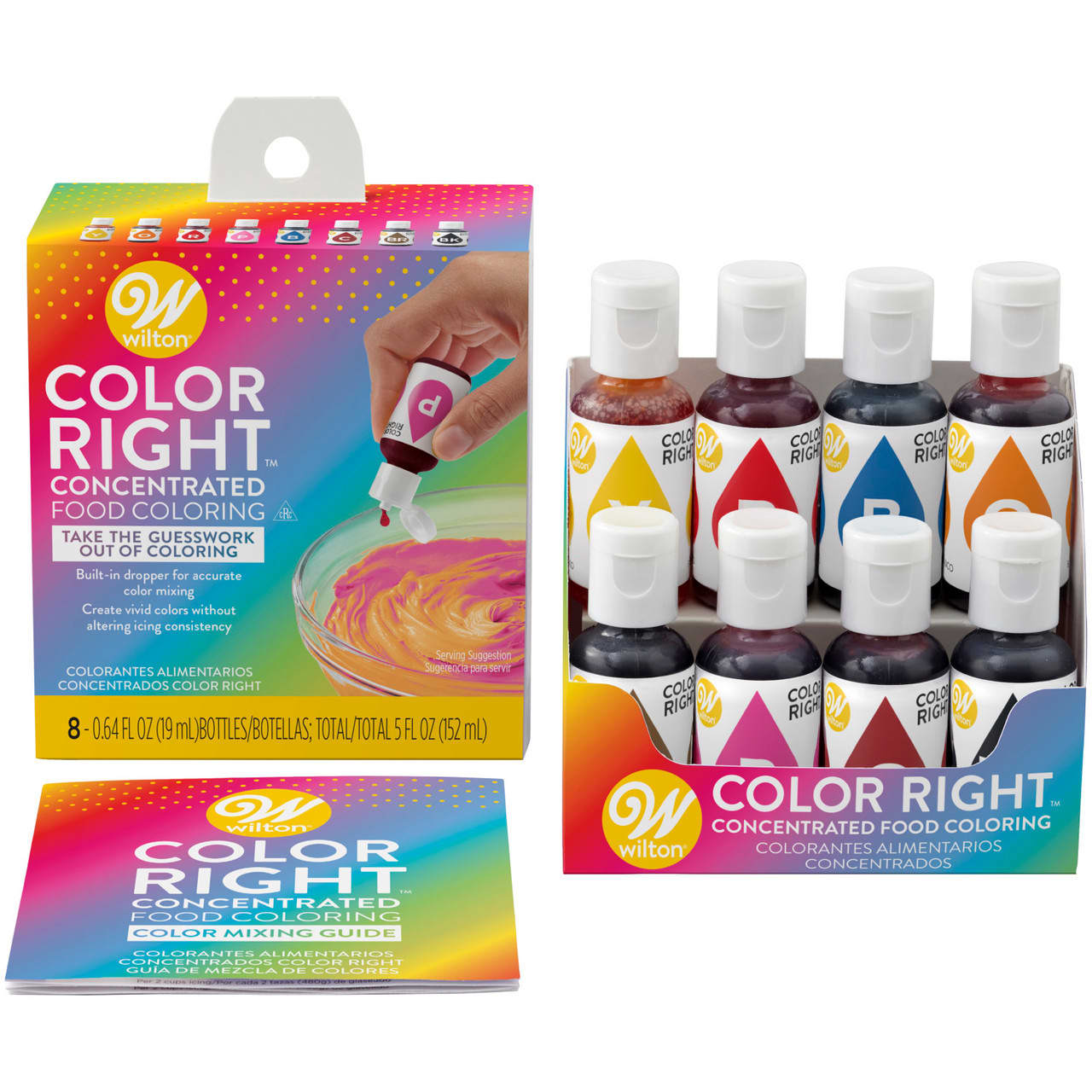Kit de colorants alimentaires « Color Right » - Wilton - Colorant alimentaire - - La Guilde Culinaire