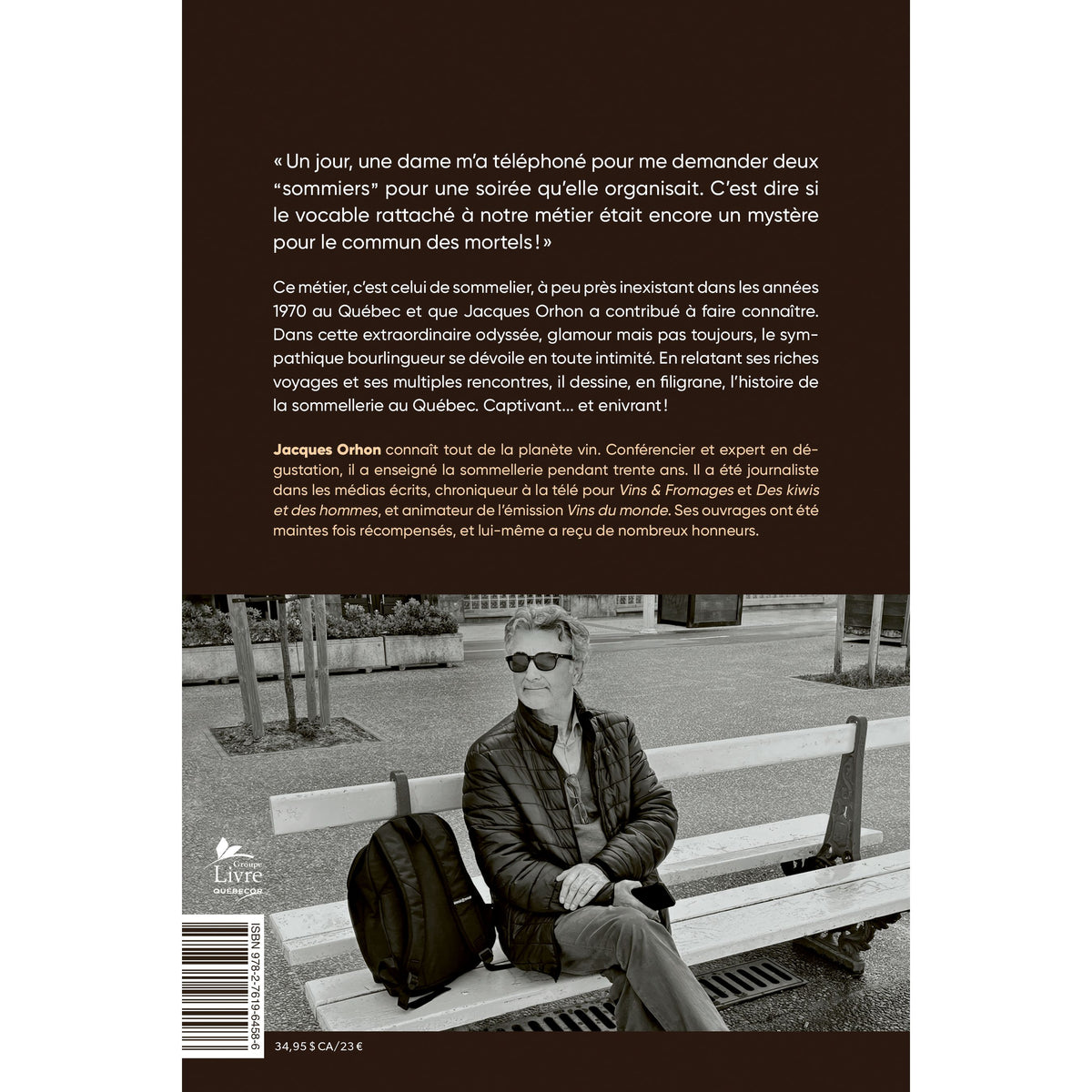 L'odyssée d'un sommelier - De L'Homme Ed. - Livre de cuisine - - La Guilde Culinaire
