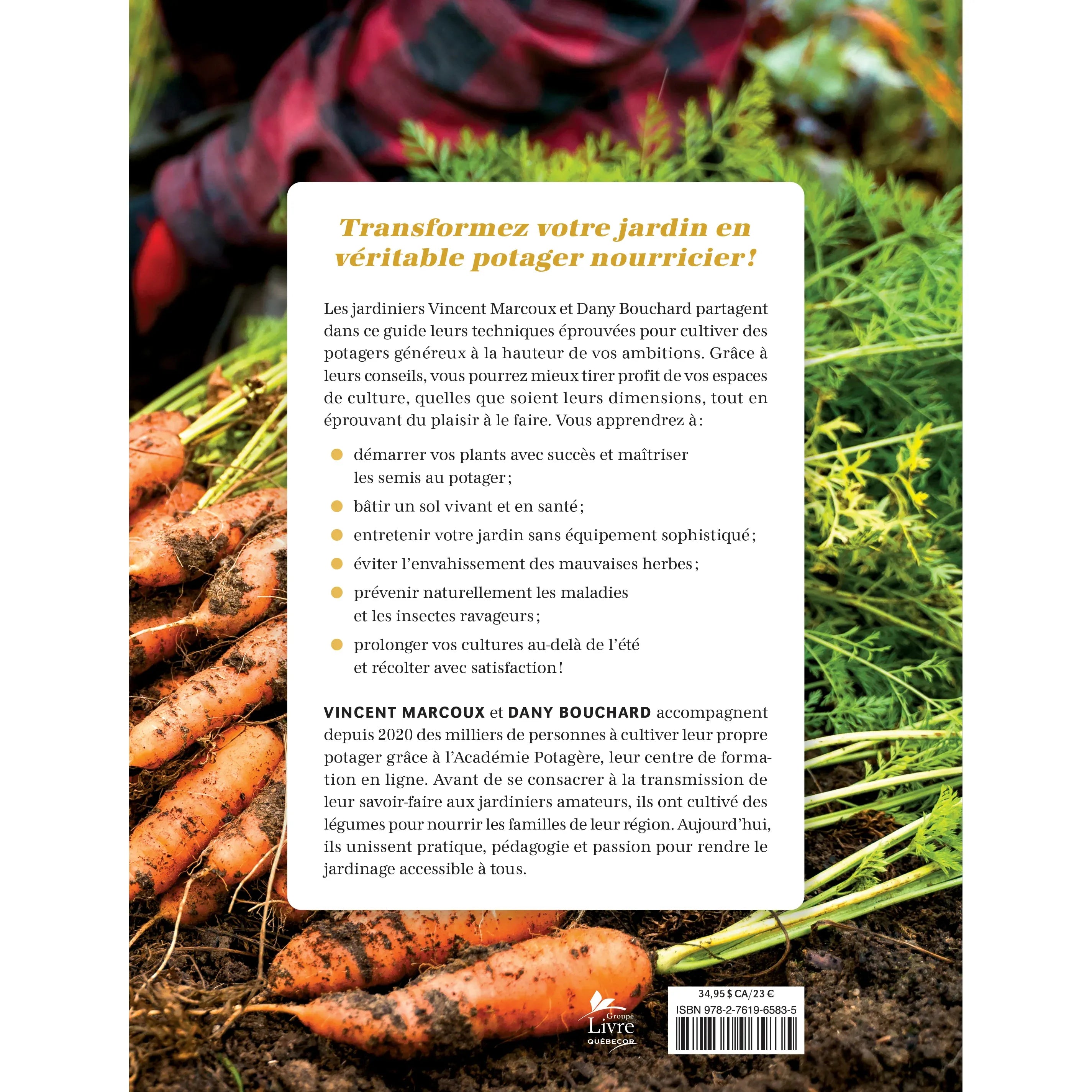 Le potager abondant - De L'Homme Ed. - Livre de cuisine - - La Guilde Culinaire