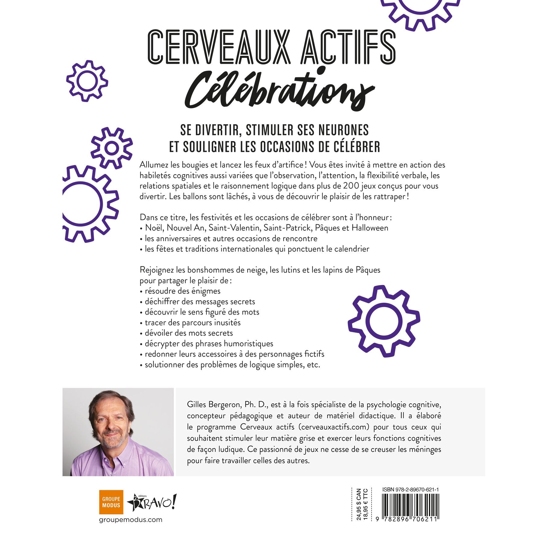 Cerveaux actifs - Célébrations - Bravo Ed. - Livre - - La Guilde Culinaire