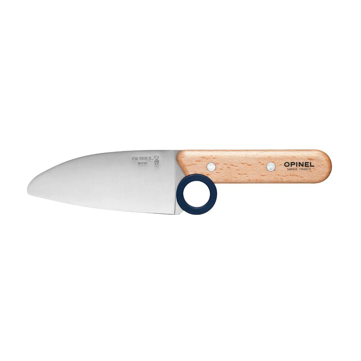Opinel - Coffret Le Petit Chef (couteau+protège doigt+éplucheur) - bleu    - Opinel - Couteau pour enfant -  - La Guilde Culinaire