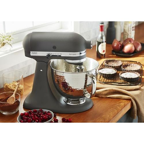 Bol en acier inoxydable martelé de 4,7 L - Kitchenaid - Bol batteur sur socle - - La Guilde Culinaire
