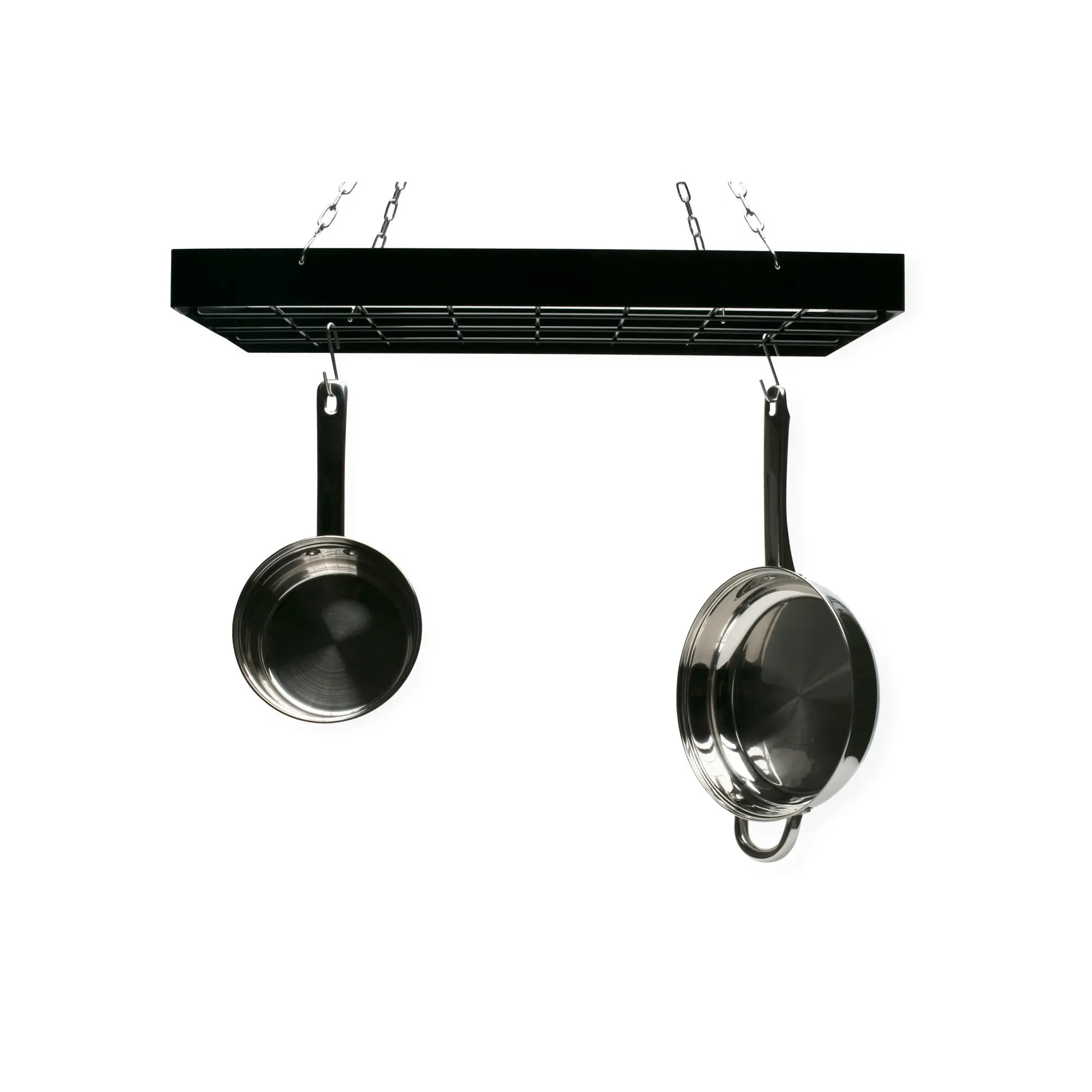 Support à casseroles rectangulaire noir avec 12 crochets - Fox Run - Support a casserole - - La Guilde Culinaire
