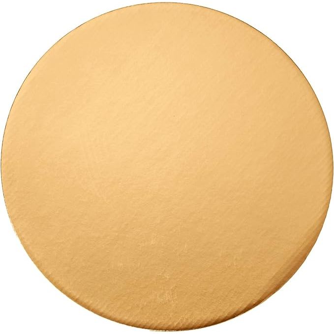 Support à gâteau rond or - 25cm/9.85'' - 5 unités    - La Guilde Culinaire - Accessoire -  - La Guilde Culinaire