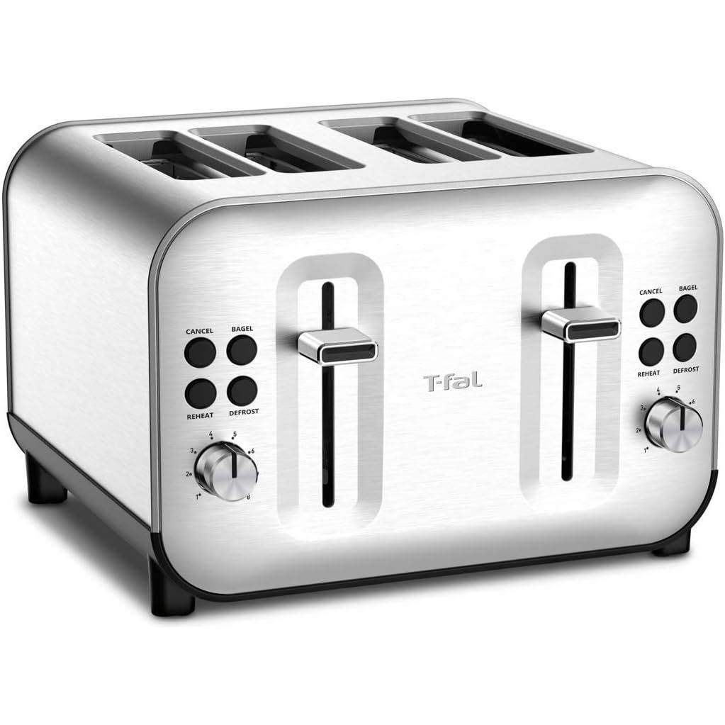 Grille-pain 4 tranches, argenté T-fal * - T-fal - Grille-pain - - La Guilde Culinaire