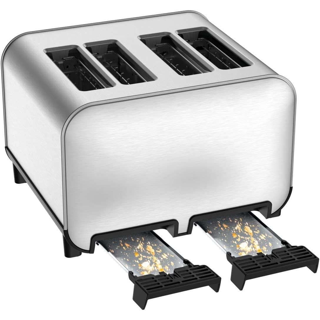 Grille-pain 4 tranches, argenté T-fal * - T-fal - Grille-pain - - La Guilde Culinaire