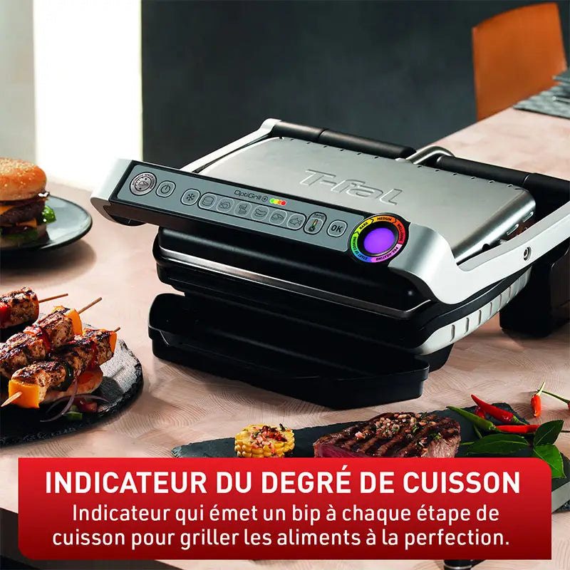 T-fal OptiGrill+ - T-fal - Gril électrique - - La Guilde Culinaire
