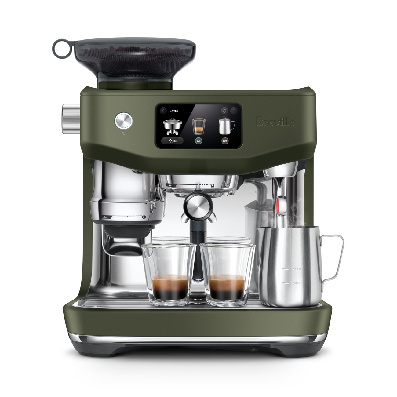 Machine à Café The Oracle Jet Tapenade d’olive - Breville - Machine à espresso - BES985OLT1BNA1 - La Guilde Culinaire