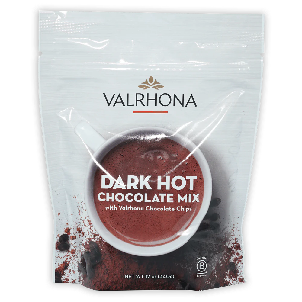 Mélange pour chocolat chaud noir Valrhona 2.26 kg / 4.98 lbs - Valrhona - Chocolat - 883096 - La Guilde Culinaire