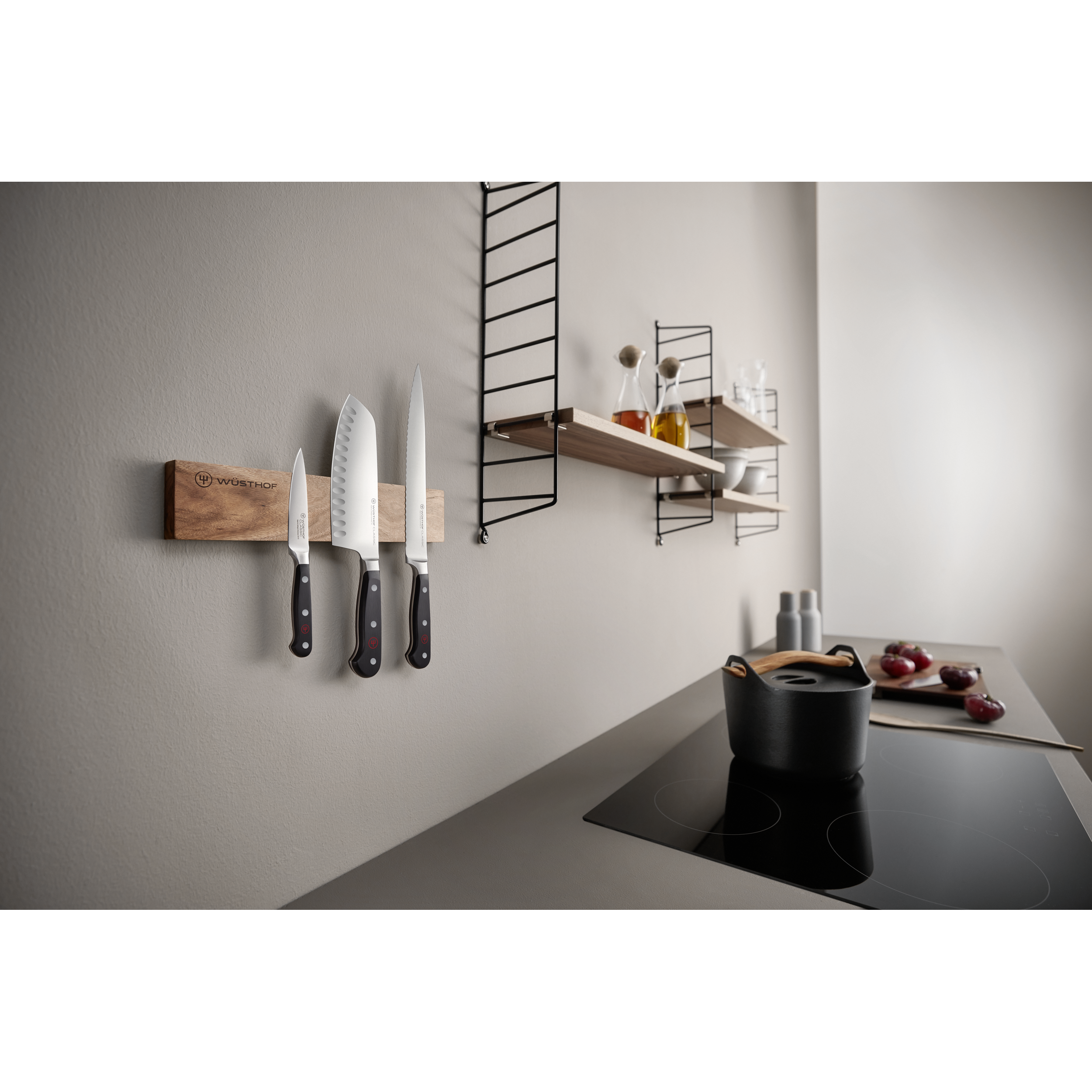 Barre magnétique 30 cm / 12", Acacia - Wüsthof - Barre magnétique - - La Guilde Culinaire