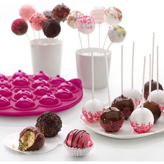 Moule à cake pops    - Lékué - Moule à gâteaux -  - La Guilde Culinaire