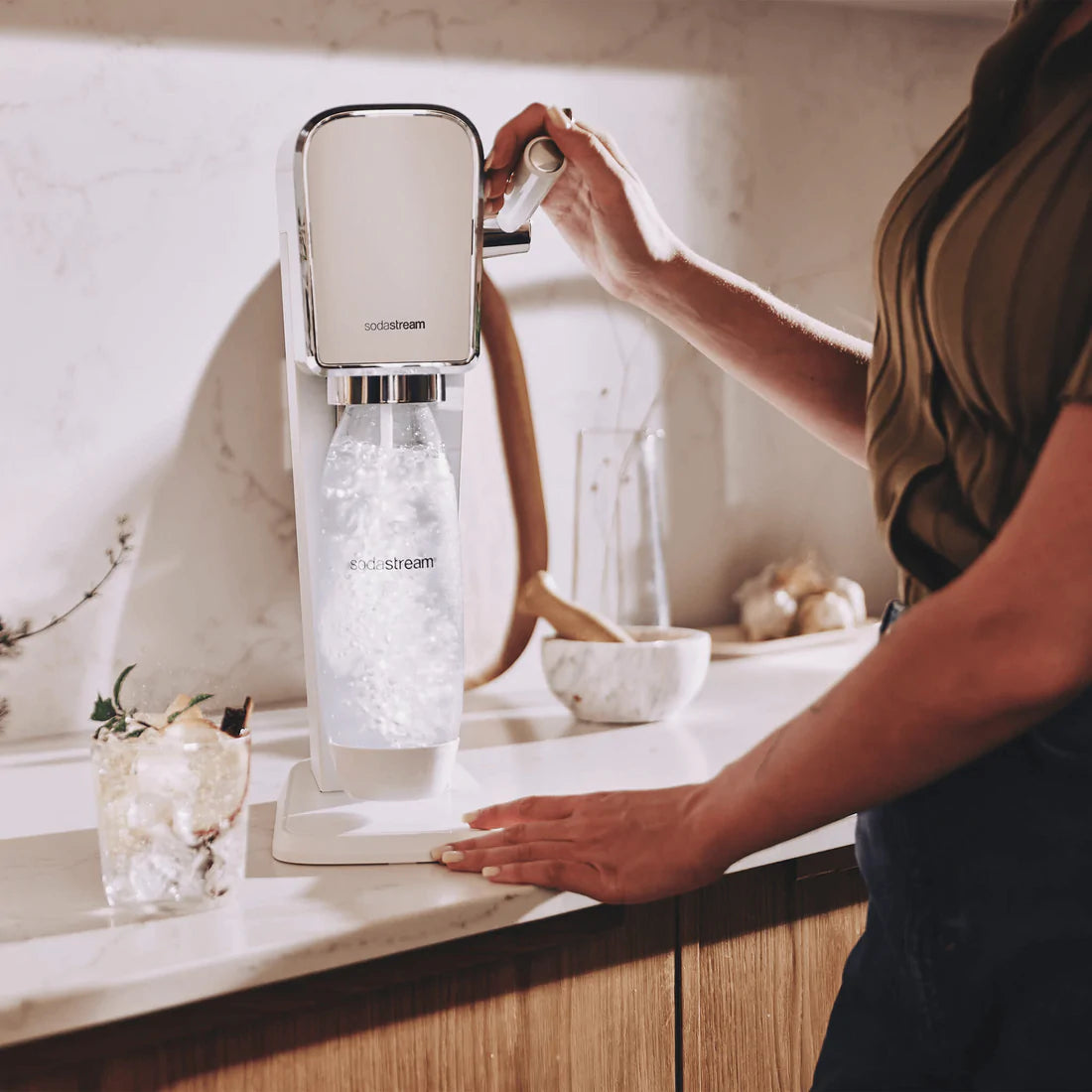 Machine à soda et eau gazeuse SODASTREAM ART - Blanc    - Sodastream - Machine à soda et eau gazeuse -  - La Guilde Culinaire
