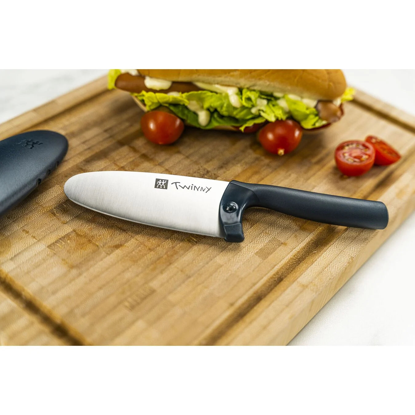 Couteau de Chef pour enfant gris - 4"    - Zwilling - Couteau pour enfant -  - La Guilde Culinaire