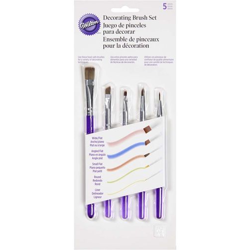 Set de pinceaux à décorer    - Wilton - Accessoire -  - La Guilde Culinaire