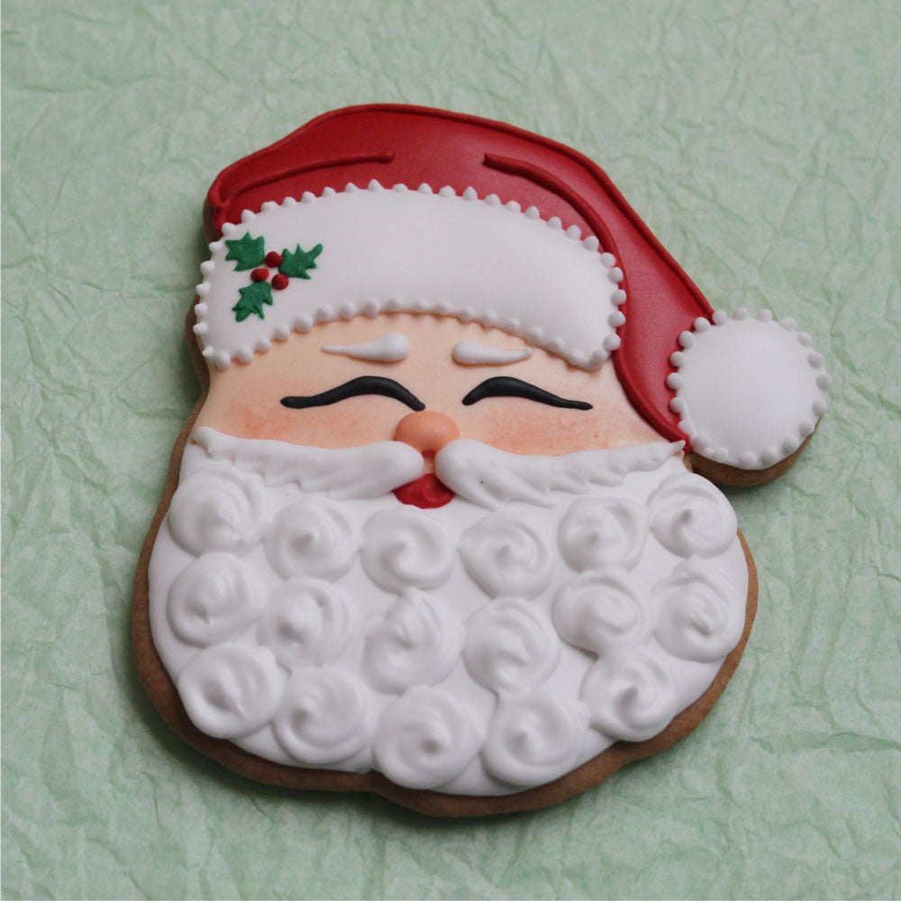 Emporte-pièce face du père Noël 4 1/4"    - Ann Clark Cookie Cutters - Emporte-pièce -  - La Guilde Culinaire