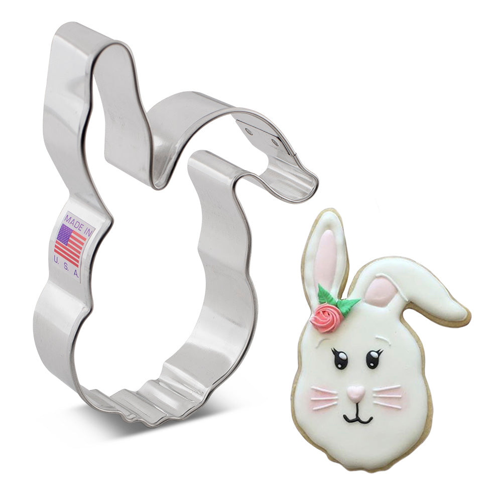 Emporte-pièce Tête de lapin 4 1/4"    - Ann Clark Cookie Cutters - Emporte-pièce -  - La Guilde Culinaire