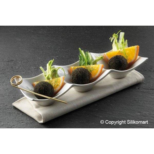 Moule en silicone 24 mini demi-sphères    - SilikoMart - Moule à gâteaux -  - La Guilde Culinaire